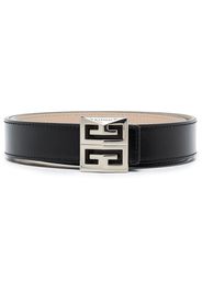 Givenchy 4G buckle leather belt - Black