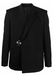 Givenchy padlock fastened blazer - Black