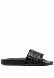 Givenchy 4G strap slip-on slides - Black