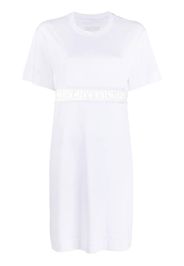 Givenchy logo embroidered shift dress - White