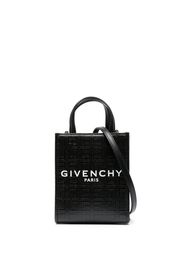 Givenchy mini monogram-pattern tote bag - Black