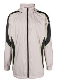 Givenchy logo-print hooded jacket - Neutrals