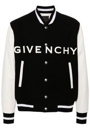 Givenchy logo-print varsity jacket - Black