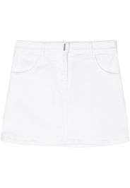 Givenchy 4G-motif denim mini skirt - Neutrals