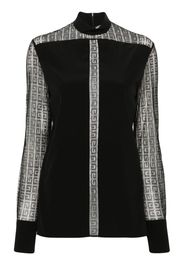 Givenchy 4G-pattern silk blouse - Black