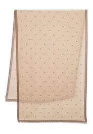 Givenchy 4G-motif cashmere-silk scarf - Neutrals