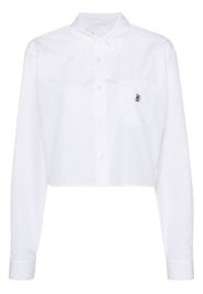 Givenchy logo-plaque shirt - White