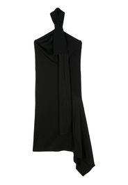 Givenchy knot-detail asymmetric midi dress - Black