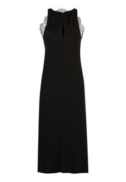 Givenchy lace-appliqué halterneck midi dress - Black