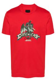 Givenchy Dragon-print cotton T-shirt - Red