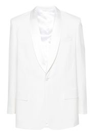 Givenchy shawl-lapels single-breasted jacket - White