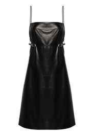 Givenchy belted leather mini dress - Black