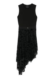 Givenchy ribbed-knit asymmetric dress - Black