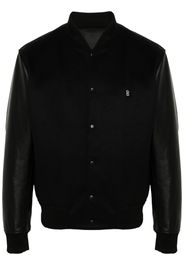 Givenchy 4G logo-plaque bomber jacket - Black