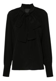 Givenchy 4G silk crepe blouse - Black
