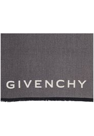 Givenchy logo scarf - Grey
