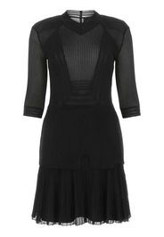 Givenchy sheer-panel mini dress - Black