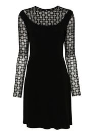 Givenchy 4G flocked midi dress - Black