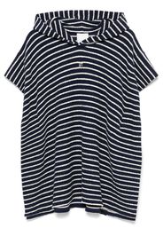 Givenchy striped towelling poncho - Blue