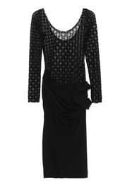 Givenchy 4G mesh dress - Black