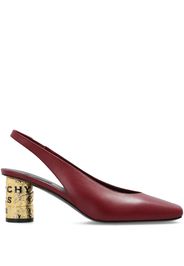 Givenchy square-toe slingback pumps - Red