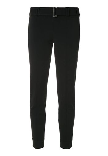 Gloria Coelho belted cropped trousers - Black