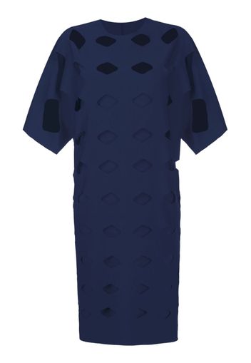 Gloria Coelho cut-out shift dress - Blue