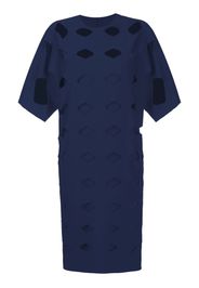 Gloria Coelho cut-out shift dress - Blue