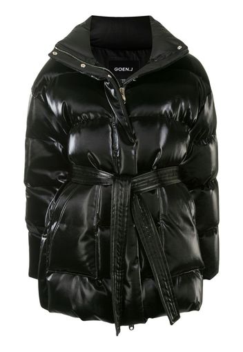 oversized glossed down jacket