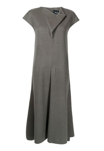 Goen.J cowl-neck wool-blend dress - Grey