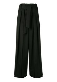paperbag wide-leg trousers
