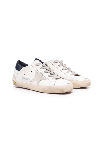 Golden Goose Kids Superstar lace-up trainers - White