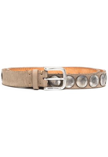 Golden Goose studded leather belt - Neutrals