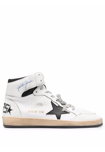 Golden Goose Sky-Star high-top lace-up sneakers - White