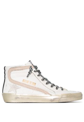 Golden Goose Slide high-top sneakers - White