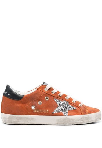 Golden Goose Super Star crystal sneakers - Orange