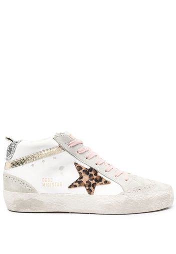 Golden Goose Mid-Star high-top sneakers - White