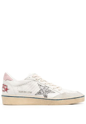 Golden Goose Ballstar low-top leather sneakers - White