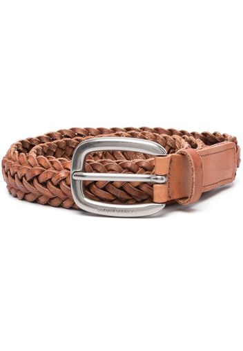 Golden Goose interwoven-design belt - Brown