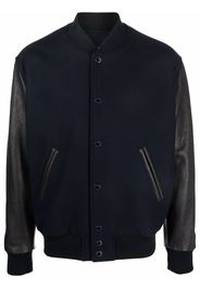 Golden Goose panelled varsity jacket - Blue