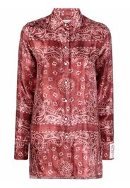 Golden Goose paisley-print shirt - Red