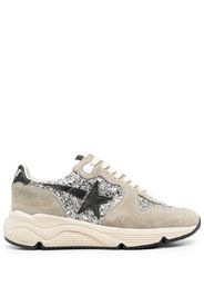 Golden Goose Running Sole glitter-embellished sneakers - Grey