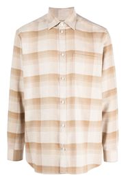 Golden Goose check-print button-up shirt - Neutrals