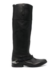 Golden Goose Charlie leather boots - Black