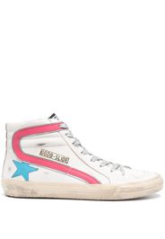 Golden Goose Slide high-top sneakers - White