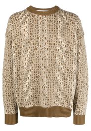 Golden Goose wool-cashmere crew-neck jumper - Neutrals