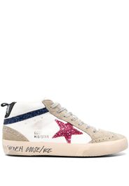 Golden Goose Mid Star high-top sneakers - White