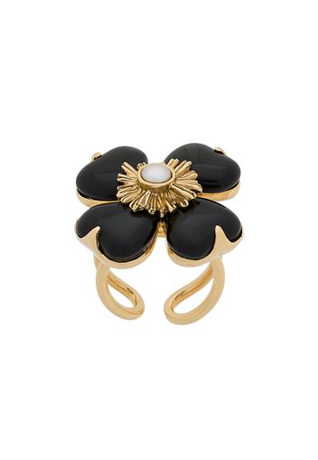 Goossens Trèfle ring - Black