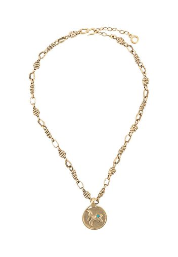 Goossens fish medallion necklace - Gold