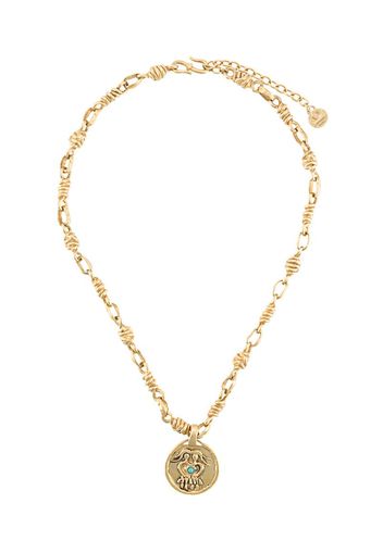 Talisman Gemini medal necklace